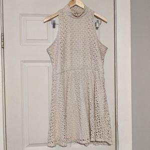 Off white lacy summer dress